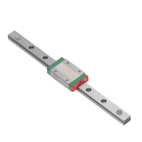 Compact Linear Rail Slide for Industrial Use With High Load Bearing Steel, Quiet Low Friction Movement, Interchangeable Carriage, Built Tough for Solar Equipment and Precision Positioning, steel rail with carriage