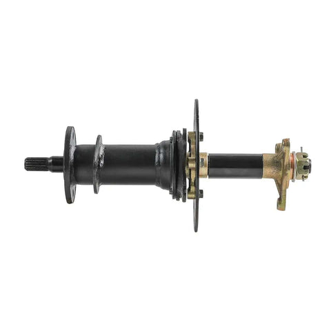 Side view of Rear Axle Kit Differential with Beefed Up 36V 1000W Brushless Motor for DIY racing vehicles.
