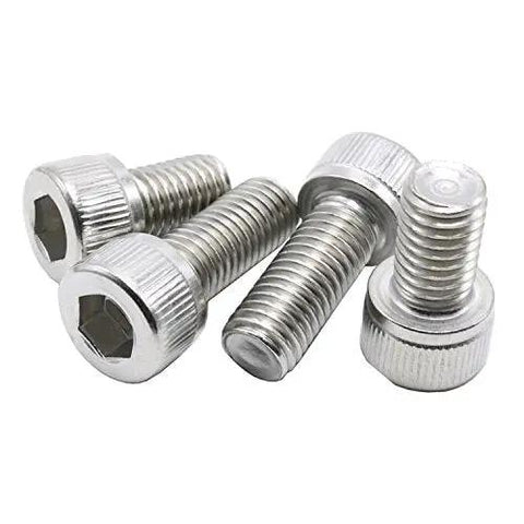 Badass M2.5 Hex Socket Head Cap Screws 30mm Stainless Steel Full Thread Metric Pack 50 Count Knurled Head Allen Key Drive