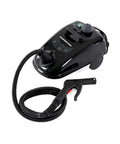 Compact Dry Steam Cleaner 1700W Commercial Grade with 72-inch hose for grease removal and quick cleanup tasks.