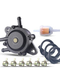 Fuel Pump Kit Replacement For Kohler Engines 17HP To 25HP with connectors and hoses, compatible with Briggs, Honda, Kawasaki