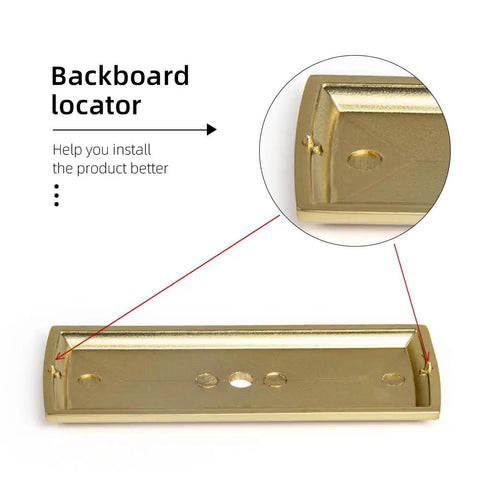 Antique Brass Cabinet Knob With Backplate, 1.1 Inch Diameter, Top Notch Zinc Alloy Hardware, Rust Resistant, Brushed Gold Finish detail