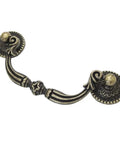 Old School Retro Drawer Handle For Cabinets And Jewelry Boxes, Vintage European Style Knob Set In Wood And Zinc Alloy, Easy Install