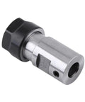Jiawu ER11 Collet Chuck With Precision Ground Parts And Straight Extended Shank For CNC Milling Drilling Tapping, silver steel construction
