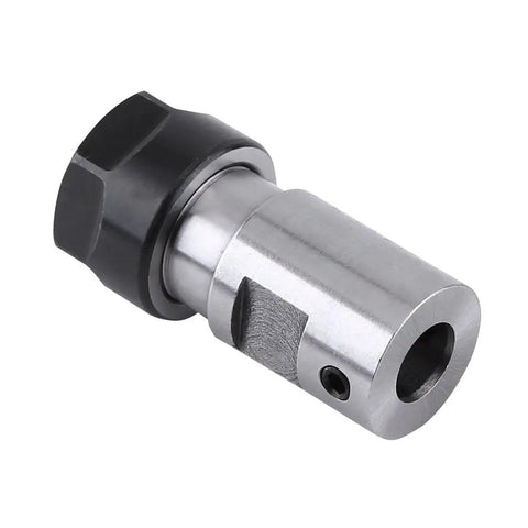 Jiawu ER11 Collet Chuck With Precision Ground Parts And Straight Extended Shank For CNC Milling Drilling Tapping, silver steel construction