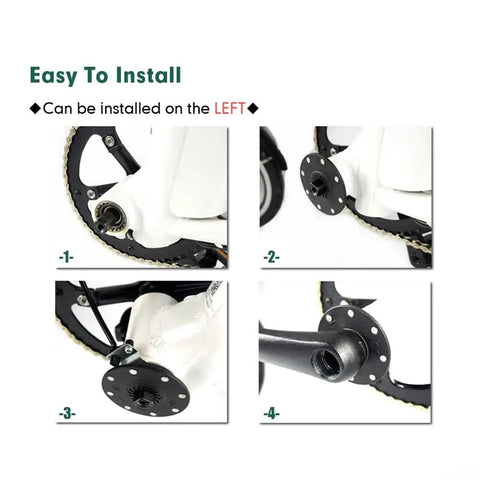Smooth Shift 3-Pin E-Bike Power Assist Sensor Connector With Weatherproof Seal And Eight Magnets For Rock Solid Stability And Precise Pedal Aid On Any Trail Or Highway Ride Today installed on left crank arm