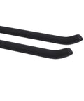 Close-up of hooks from Beefy Garage Wall Storage Kit With 3 Heavy Alloy Steel Rails 3 Shelves And 6 Hooks For Tools And Garden Gear Holds Up To 360 Lbs Quick Install With All Hardware