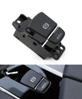 Upgraded Electric Parking Brake Switch Replacement For Bmw 5 Series G30 G31 G38 2017 To 2023 on dashboard showing button detail.
