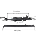 Aluminum Motorcycle Foot Peg Rest Stand Bracket For Pit Dirt Bikes 110cc 125cc 140cc Off Road Ride Upgrade Compatible With 50cc To 160cc Engines Heavy Duty Aluminum Build For Tough Trails And Long Lasting Performance, with dimensions shown in millimeters.