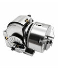 Dead On Precision Stepper Motor Dividing Head With Four Inch Three Jaw Chuck And Dependable CNC Tailstock for seamless rotary indexing.