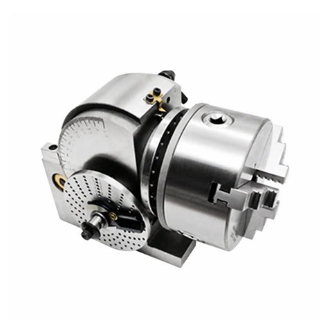 Dead On Precision Stepper Motor Dividing Head With Four Inch Three Jaw Chuck And Dependable CNC Tailstock for seamless rotary indexing.