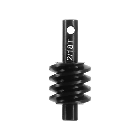 18T Underdrive Worm Differential Axle Steel Gear Set For Axial SCX24 AX24 C10 JLU Gladiator Bronco Deadbolt One Twenty Four RC Crawler Upgrade Gear Kit, front view