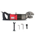 Pro Hydraulic Scissor Crimping Tool SC-16A Electric Steel Bar Cutter with accessories and ergonomic grip for heavy duty use.