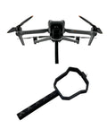Drone Handheld Stabilizer And Lens Bracket Mount For Air 3S Dope One Shot Cinematic Takeoff And Landing shown with drone setup