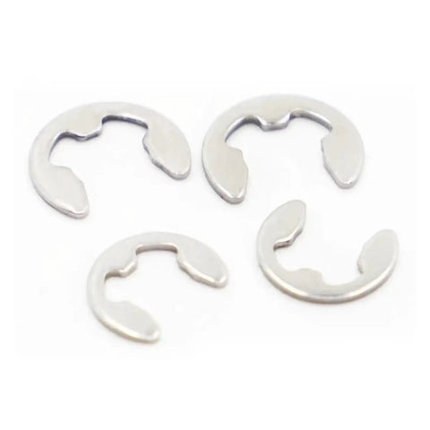 Real Deal 304 Stainless Steel E Type Snap Ring Bearing Retaining Washer Built Tough For Shafts And Bolts Zero Sweat Assembly Rock Solid Rust Resistant Hold For Builders Sizes M1.2 To M15