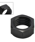 Close-up of Beefy Arbor Nut For Delta Unisaw Left Hand Threads For Right Tilt Saws Replacement Part 902-01-200-9848S, black metal