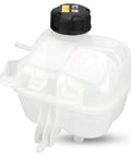 Dang Tough Engine Coolant Reservoir Expansion Tank With Secure Pressurized Lid For Bmw 1 Series 118I 318I I3 I8 And Mini Cooper Paceman Countryman R50 R56 F54 F60 Oe 603-332 Heavy Duty Build, clear plastic tank with black cap.