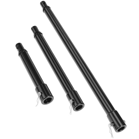Beefy Auger Extension Drill Bit Set With 8 Inch 12 Inch And 20 Inch Lengths Fits Three Quarters Inch Shaft Heavy Duty Post Hole Digger