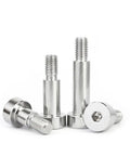 Five Or Ten Piece Hex Socket Shoulder Screws Set In M2 M2.5 M3 M4 Sizes 304 Stainless Steel Roller Bearing Style Bolts display