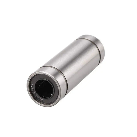 LM8LUU Linear Ball Bearings 10 Pack 8mm Bore 15mm OD 45mm Extra Long Double Sealed Units showing a close-up of a bearing unit.