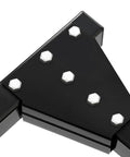 Steel corner bracket of 46 Inch Universal Disc Harrow For CAT 0 Tractors Heavy Duty Steel Construction With Powder Coated Finish 3 Point Hitch