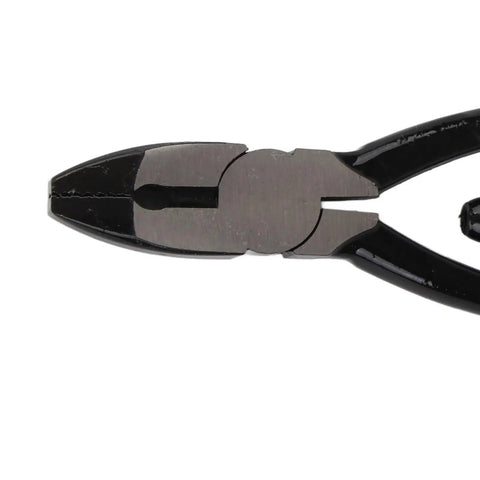 9 Inch Aircraft Locking Pliers For Wire Fastening And Secure Lock Wiring, High Carbon Steel Construction, close-up of jaws and handle