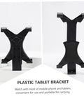 Tablet Screen Fixation Clip Car Phone Holder Quick Install Flat Chuck Mount For Home And Store Use black plastic clip