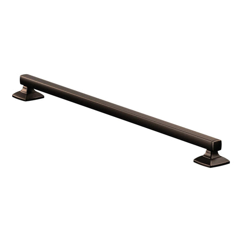 Oil Rubbed Bronze 24 Inch Stainless Steel Bathroom Grab Bar For Safety, Heavy Duty Transitional Style, Supports Up To 500 Lbs When Installed