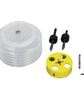 Rock Solid 4-25 Inch Bimetallic Hole Saw Kit For Recessed Lights And DIY Pro Jobs With Dust Bowl And Extras To Cut Wood Metal Pipes Smoothly, dust bowl and drill bits