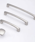 10 Pack 5 Inch Brushed Satin Nickel Cabinet Pulls Center To Center 128mm Durable Zinc Alloy Construction Corrosion Resistant Smooth Operation