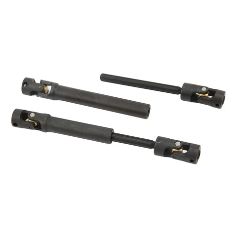 Heavy Duty RC Drive Shaft Steel CVD Transmission Shaft Front And Rear Powertrain Upgrade for 1 10 Scale RC Crawlers adjustable shafts