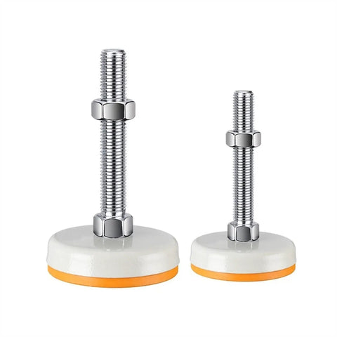 Heavy Duty Adjustable Soft Close Buffer Legs With Smooth Steel Damping For Framed And Frameless Cabinets, showcasing two sizes.