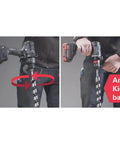 Image of Professional Heavy Hitter 18V Brushless Cordless Hammer Drill Driver Set Includes Two 52Ah Lithium Ion Batteries Quick Charger in use.