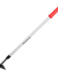 Extended Reach Hoe And Cultivator All In One Garden Tool For Weed Busting And Soil Loosening With Long Ergonomic Handle Durable Steel Tines