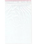 Red Line 8x12 Inch 2 Mil Zipper Reclosable Bags Pack Of 100 Clear Poly Storage Bags For Food Snacks Photos Documents Crafts And Organization Safe LDPE Durable clear red-line zipper bag