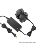 4 In 1 Battery Charger With Digital Display For Spark Drone Lets You Power Up Four Batteries At Once Fast Safe And Efficient Eco Friendly Charging Hub For Hobbyists And Pros showing four battery slots and power cord.