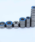 RC Ball Bearing Set For One Tenth Scale SCX10 II Kit And RTR 28 Pcs Bearings Upgraded With 5x11x4mm 10x15x4mm 5x10x4mm 8x16x5mm 5x14x5mm And 7x14x3.5mm stacked metal bearings