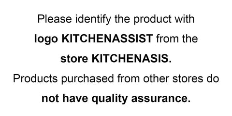 Notice about purchasing Two Pack Basin Wrench Set For Tight Spaces Universal Faucet Nut Tool from store KITCHENASIS with logo KITCHENASSIST for quality assurance.
