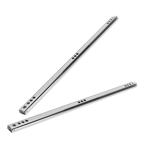 Drawer Slides With Steel Ball Bearings Smooth Glide 2 Pack For Cabinets And Furniture Easy Install Quiet Operation Heavy Duty Rails