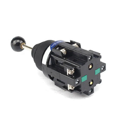 30mm Rod End Bearing Kit With Monolever 4 Way Joystick Switches Featuring Self Locking Latching Reset Momentary Toggle Cross Rocker 4NO For Rugged Heavy Duty High Load Capacity Applications, 4NO switch