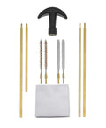 Air Rifle And Pistol Cleaning Kit For.177 And.22 Caliber Barrels With 4.5mm And 5.5mm Copper Brush Set displayed on white background