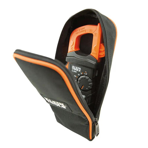 Heavy Duty Multimeter Carrying Case With Rugged 600D Nylon Material And Secure PVC Zipper Built For Durable Meter And Tool Storage