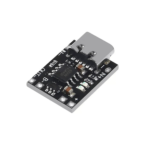 No Sweat Usb Type C Lithium Battery Charger Board 10 Pack 3.7v To 4.2v Fast Charge Module With Led Status Lights and overload protection, compact design.