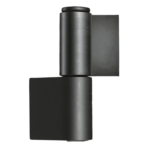 Top Shelf Heavy Duty Flag Shaped Hinges Built Tough With 4.2mm Solid Steel For Smooth Swinging Motion On House Garage And Trailer Doors Quick Install Four Pack visible from top view.
