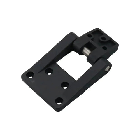 Rotating Hinge Distribution Box for Industrial Electrical Automation Cabinets - Black Zinc Alloy, Heavy Duty Door Hardware, Rugged 2 Pack