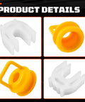Transmission Shifter Linkage Cable Bushing Repair Kit For Chevy GMC Dodge Ram, includes bushings and forked retainer.