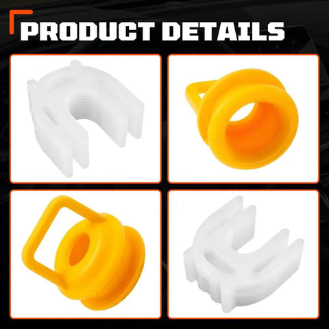 Transmission Shifter Linkage Cable Bushing Repair Kit For Chevy GMC Dodge Ram, includes bushings and forked retainer.