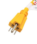Heavy Duty 16 Foot Shore Power Cord 15A Male 5-15P to L5-30R Locking Ring For RV Camper Marine 10 AWG Copper NEMA 5-15P to L5-30R