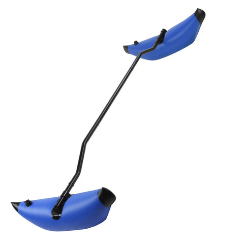 Heavy Duty Inflatable Kayak Stabilizer Outrigger Kit For Canoes And Small Boats, PVC Floating Balancer Accessory in blue