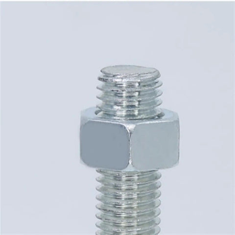 4 Pack Heavy Duty Adjustable Leveling Feet M12 With Non Slip Flat Cup Bottom Lip Design For Even Weight Distribution Built To Last Stainless Steel Durable Feet With Galvanized Surface For Furniture Support D100x125mm close-up threaded leveling foot